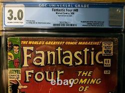 Marvel Fantastic Four #48 CGC Graded 3.0 (Stan Lee story, 1st Silver Surfer)