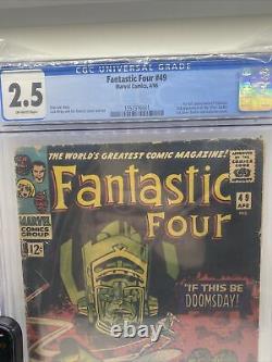 Marvel Fantastic Four #49 CGC 2.5 Key 1st Full Appearance Galactus
