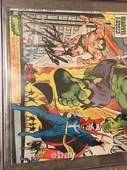 Marvel Feature #1 CGC Signed 1971 1st Defenders! Stan Lee Signature! Hulk Namor