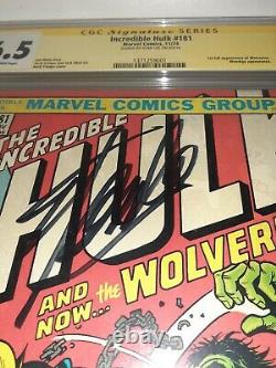 Marvel Incredible Hulk #181 Cgc 6.5 First Wolverine SS Stan Lee FREE SHIPPING
