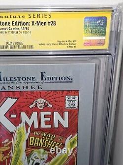 Marvel Milestone Edition X-Men #28 CGC SS Signature Autograph STAN LEE Signed