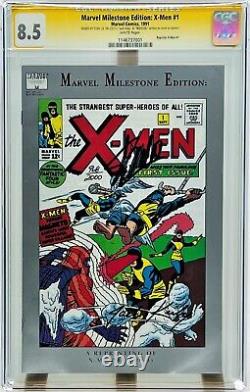 Marvel Milestone X-Men #1 CGC SS 8.5 Signed by STAN LEE & JACK KIRBY GRAIL