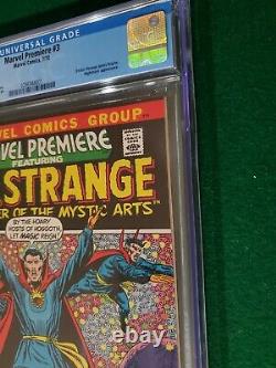 Marvel Premiere 3 Cgc 9.2 Nm- Dr Strange Stan Lee Barry Smith Marvel Bronze Nice