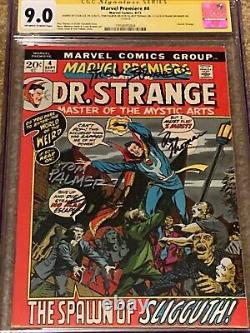 Marvel Premiere 4 CGC SS Signed Stan Lee Thomas Brunner Dr. Strange Defenders