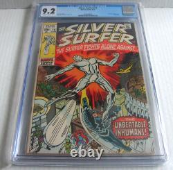 Marvel Silver Surfer # 18 Cgc 9.2 Stan Lee John Buscema Silver Age 1970 Classic