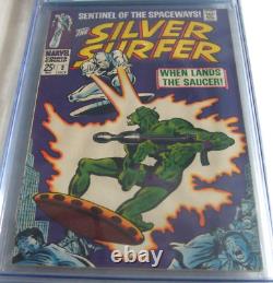 Marvel Silver Surfer # 2 Cgc 9.2! Stan Lee John Buscema Silver Age Classic 1968