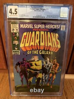 Marvel Super-Heroes #18 Guardians of the Galaxy 1st Appearance 1969. CGC 4.5