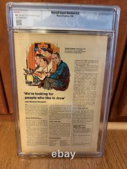 Marvel Super-Heroes #18 Guardians of the Galaxy 1st Appearance 1969. CGC 4.5