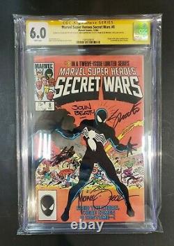 Marvel Super Heroes Secret Wars #8 (1984) Signed Stan Lee/shooter/zeck+ Cgc 6.0