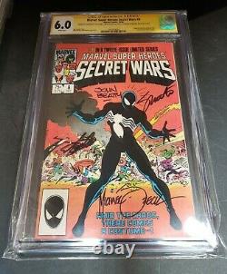 Marvel Super Heroes Secret Wars #8 (1984) Signed Stan Lee/shooter/zeck+ Cgc 6.0