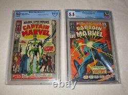 Marvel Super-heroes 12 Cbcs 5.0 And 13 Cgc 5.5