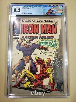 Marvel Tales of Suspense 97 Iron Man Whiplash CGC 6.5 Stan Lee & Jack Kirby 1968