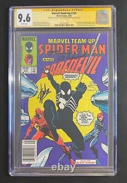 Marvel Team-Up #141 Spider-Man CGC 9.6 SS Stan Lee Tom 1984 Black Suit Newsstand