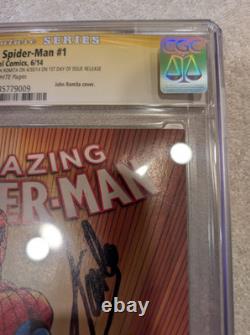 Marvel The Amazing Spider-Man 1 CGC 9.6 Signature Stan Lee John Romita Dan Slott