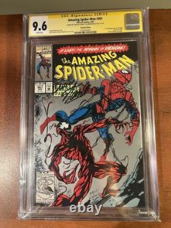 Marvel The Amazing Spider-Man 361 2nd Print 1992 SIGNED SS STAN LEE BAGLEY CGC