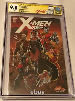 Marvel X-Men Gold #1 Recalled Campbell Edition A CGC 9.8 Signed by Stan Lee