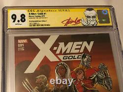 Marvel X-Men Gold #1 Recalled Campbell Edition A CGC 9.8 Signed by Stan Lee