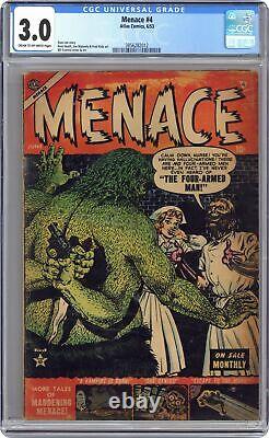 Menace #4 CGC 3.0 1953 3856282012