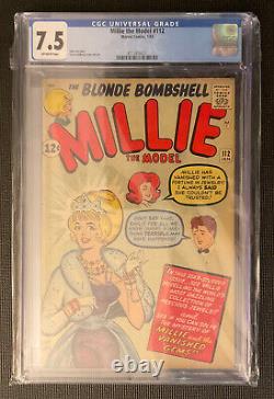 Mille The Model#112 1963 Paper Dolls Issue Cgc 7.5 Marvel Stan Lee Story Romance