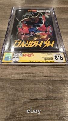 Ms. Marvel 002'92 Variant Edition Comic Signed by Stan Lee CGC Signature Series
