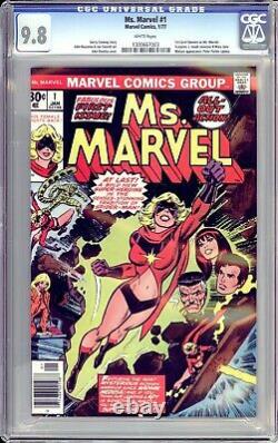 Ms. Marvel #1 CGC 9.8 WHITE pages (1st Carol Danvers as Captain Marvel) MCU