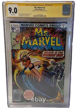Ms. Marvel #3 CGC 9.0 Legendary Creator Chris Claremont Sig? Stan Lee Like