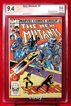 NEW MUTANTS #2 (Marvel) PGX 9.4 NM Near Mint signed STAN LEE! MOVIE! +CGC