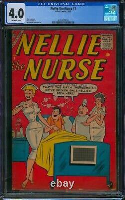 Nellie the Nurse #1 (1957)? CGC 4.0? Bill Everett & Stan Lee GGA Atlas Comic