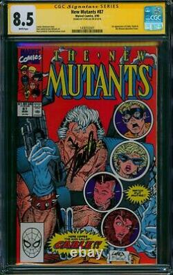 New Mutants #87 CGC SS 8.5? SIGNED by STAN LEE? 1st App of Cable! Marvel 1990