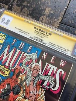 New Mutants #98 1st Appearance Of Deadpool Signed Stan Lee CGC SS 9.8 1316130020