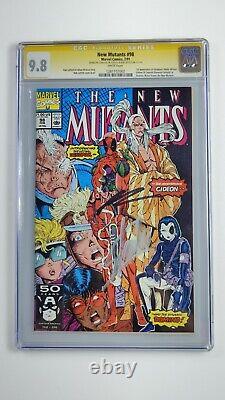 New Mutants 98 2x Signed 9.8 CGC SS STAN LEE LIEFELD 1st DEADPOOL NM/M 1991 App