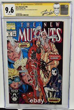 New Mutants #98 CGC 9.6 (1991) 1st Deadpool Signed Rob Liefeld & Stan Lee Marvel