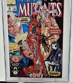 New Mutants #98 CGC 9.6 (1991) 1st Deadpool Signed Rob Liefeld & Stan Lee Marvel