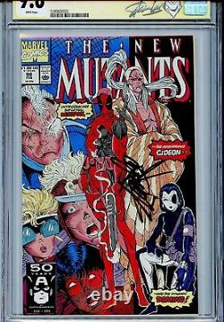 New Mutants 98 CGC 9.6 SS X2 Stan Lee Liefeld Cable X-Men 1st Deadpool Domino WP