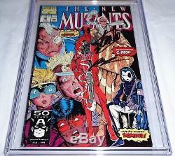 New Mutants #98 CGC SS 9.8 Double Cover 1st DEADPOOL 2x Signed STAN LEE LIEFELD