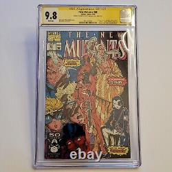 New Mutants #98 CGC SS 9.8 Signed by ROB LIEFELD AND STAN LEE