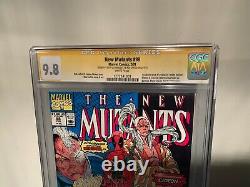 New Mutants #98 CGC SS 9.8 Signed by Stan Lee and Liefeld! First Deadpool