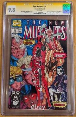 New Mutants 98 Cgc 9.8 2/91 Ss Stan Lee 1st App Deadpool Domino