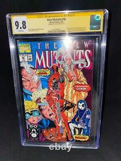 New Mutants 98 Cgc 9.8 2/91 Ss Stan Lee 1st App Deadpool Domino