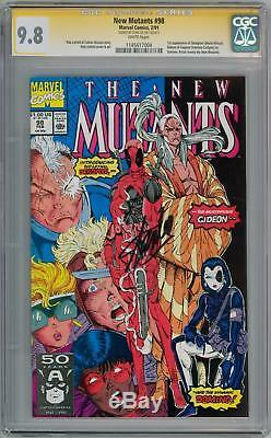 New Mutants #98 Cgc 9.8 Signature Series Signed Stan Lee 1st App Deadpool Movie