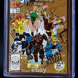 New Warriors #1 3X SIGNED STAN LEE + BAGLEY + NICIEZA CGC SS Origin 2nd