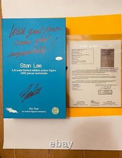 ONLY 1! STAN LEE auto (WITH GREAT POWER) inscribed non cgc Spider-Man JOA LOA