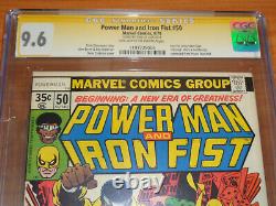 POWER MAN AND IRON FIST #50 CGC 9.6 NM+ (Signed Stan Lee 1st Issue! OWithW)