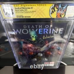 RIP Death of Wolverine #4 CGC 9.8 SS Triple Signed Stan Lee Claremont Rubinstein