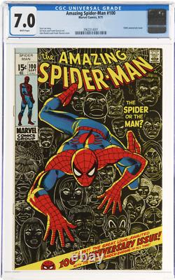 Rare White Pages! Amazing Spider-Man #100 CGC 7.0