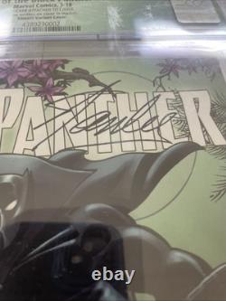 Rise Of The Black Panther #1 CGC 8.5 DNA Ink Of Stan Lee SIGNATURE White Pg QG