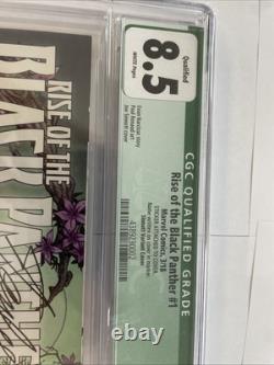 Rise Of The Black Panther #1 CGC 8.5 DNA Ink Of Stan Lee SIGNATURE White Pg QG