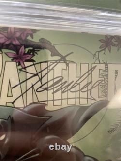 Rise Of The Black Panther #1 CGC 8.5 DNA Ink Of Stan Lee SIGNATURE White Pg QG