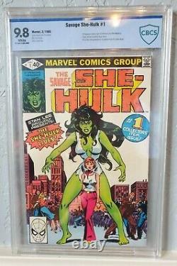 SAVAGE SHE-HULK #1 (1980). CBCS 9.8 NM/M 1st App of SHE-HULK Stan Lee NOT CGC