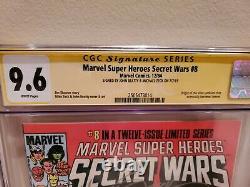 SECRET WARS #8 (Marvel 1984) CGC SS 9.6 White Pages Signed Gold Beatty & Zeck